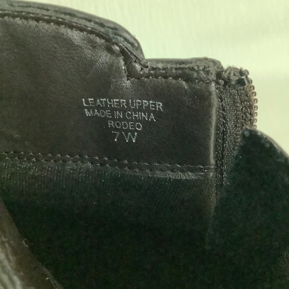 KAREN SCOTT “Rodeo” Brown Leather Booties SZ-7W - Picture 8 of 12